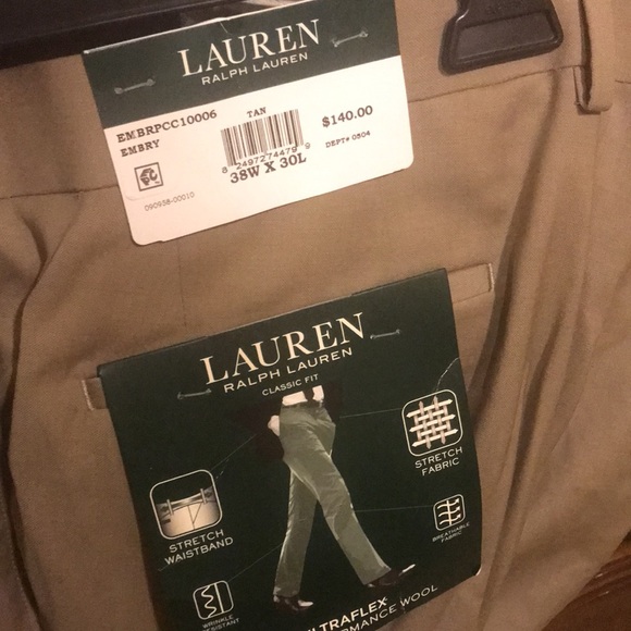 COPY - Men Lauren Ralph Lauren dress pants 38x30 - Picture 2 of 7